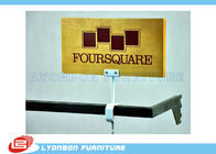 MDF 소매점, UV 회화를 위한 나무로 되는 CNC 조각 로고 전시 상표